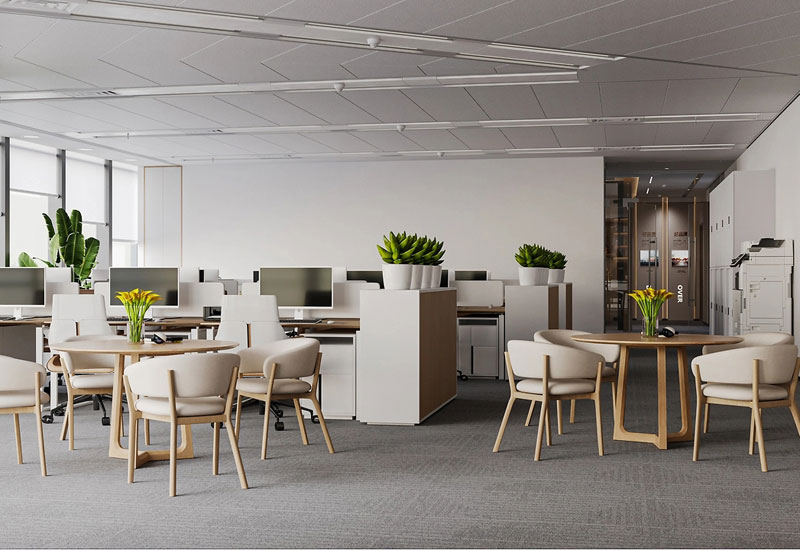 180平米鄭州辦公室設計裝修效果圖