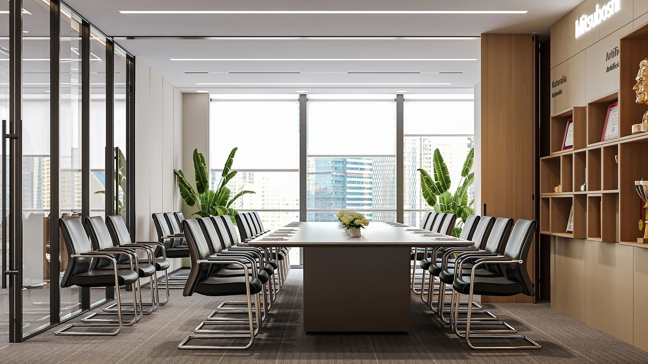 180平米鄭州辦公室設計裝修效果圖