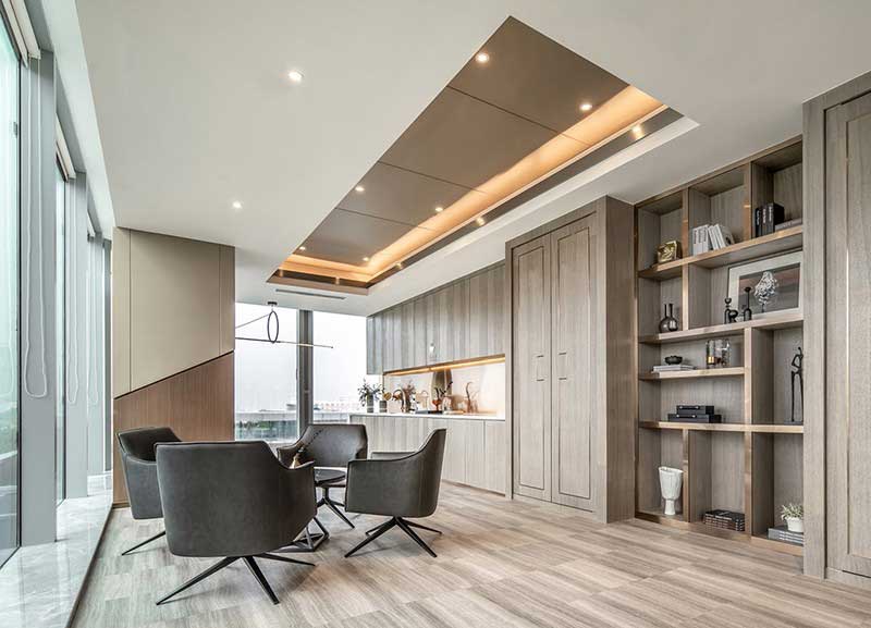 360平米鄭州企業辦公室裝修效果圖