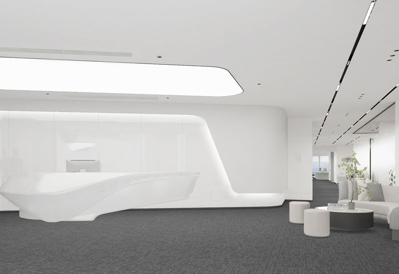 517平米鄭州辦公室裝修設計效果圖