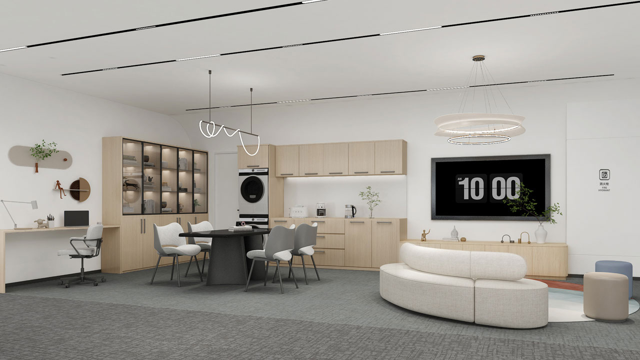 517平米鄭州辦公室裝修設計效果圖