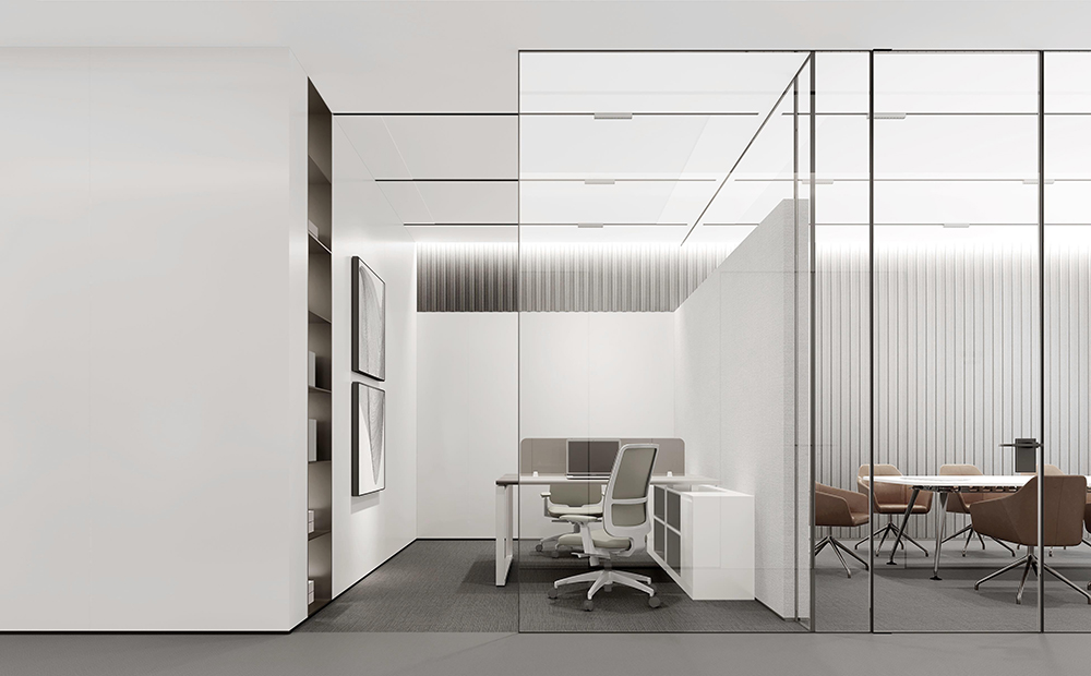 1200平米鄭州企業辦公室裝修設計效果圖