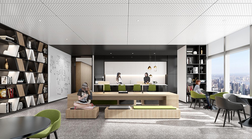 800平米鄭州辦公室裝修設(shè)計(jì)效果圖