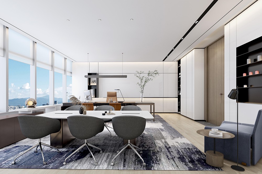 800平米鄭州辦公室裝修設(shè)計(jì)效果圖