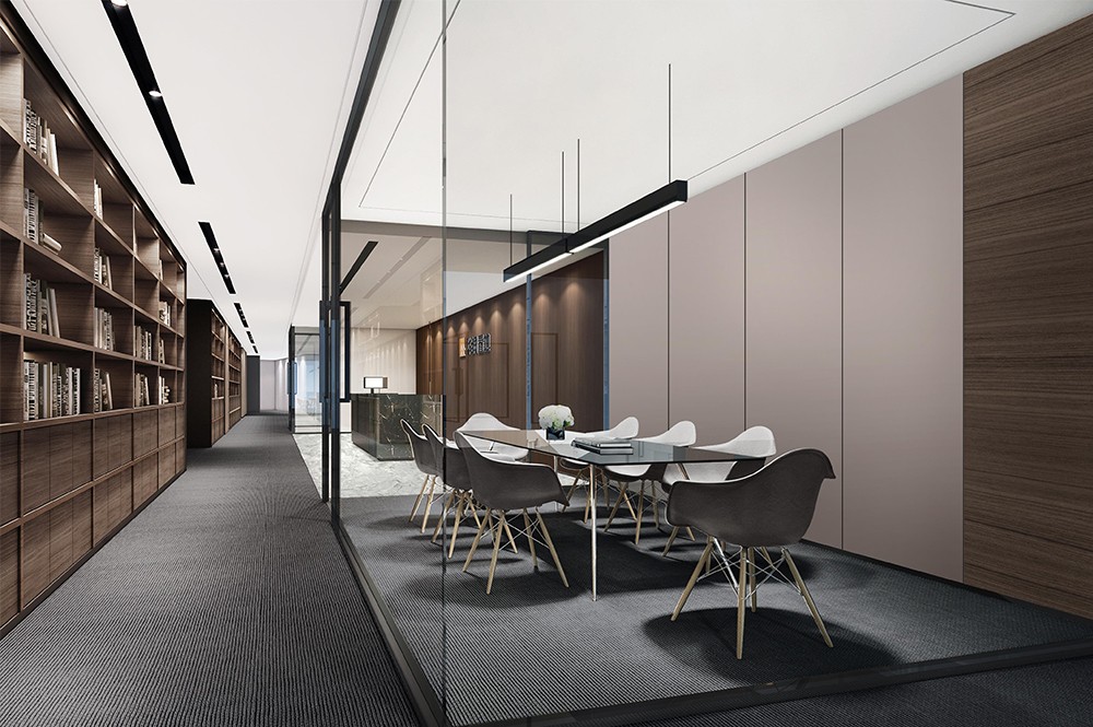 1300平米鄭州公司辦公樓設計效果圖