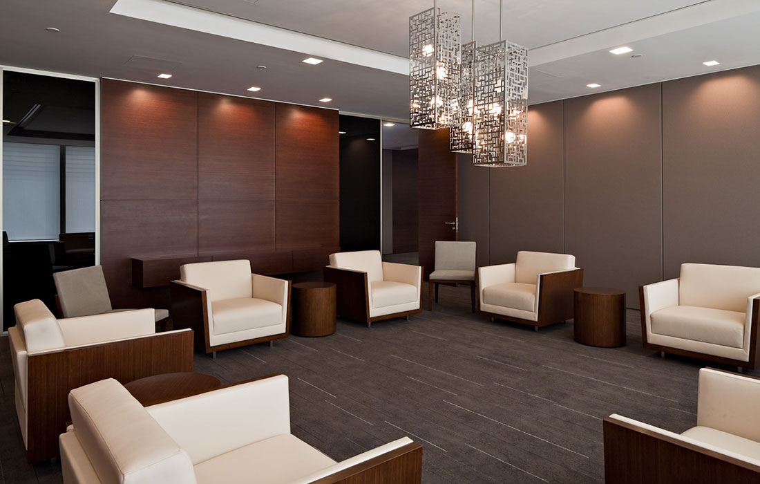 210平米商務辦公室裝修設計效果圖