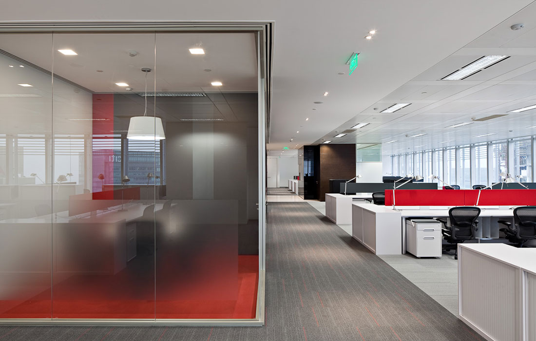 210平米商務辦公室裝修設計效果圖