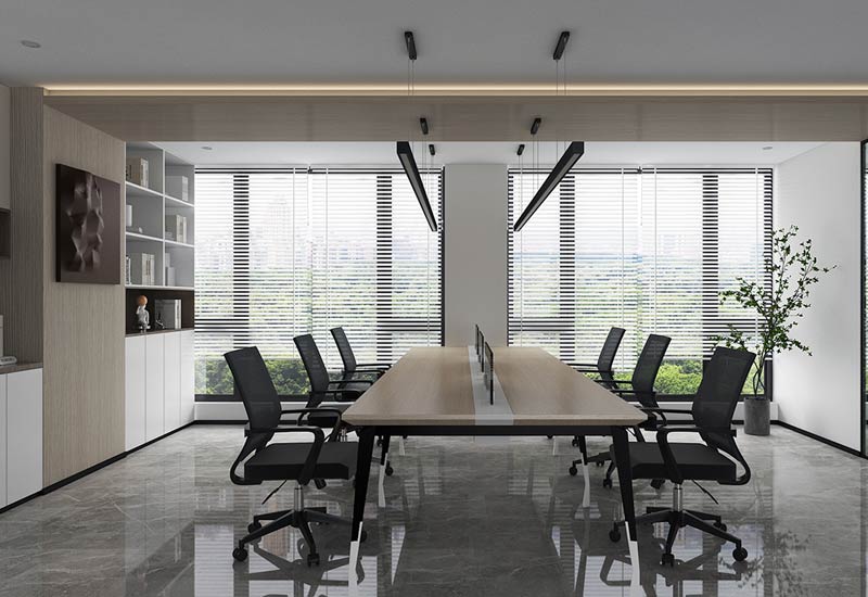 300平米鄭州企業辦公室設計效果圖