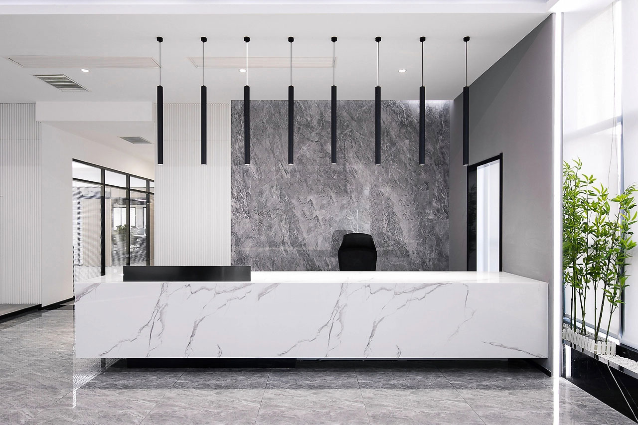 360平米鄭州辦公室設(shè)計施工效果圖