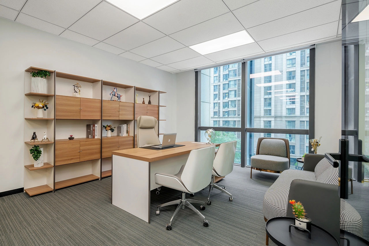 280平米鄭州辦公室設計效果圖