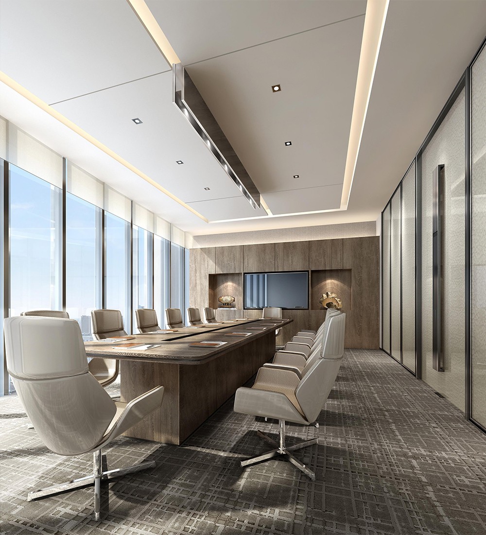 1300平米鄭州辦公樓裝修設計效果圖