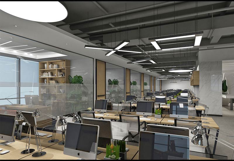 鄭州辦公室裝修設計：辦公室隔斷的創意使用