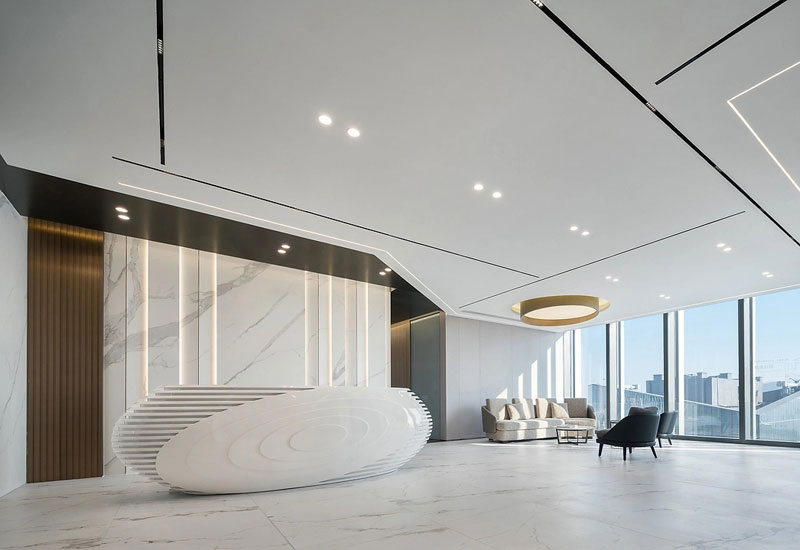 鄭州企業辦公室設計:辦公室墻面裝飾的創新思路