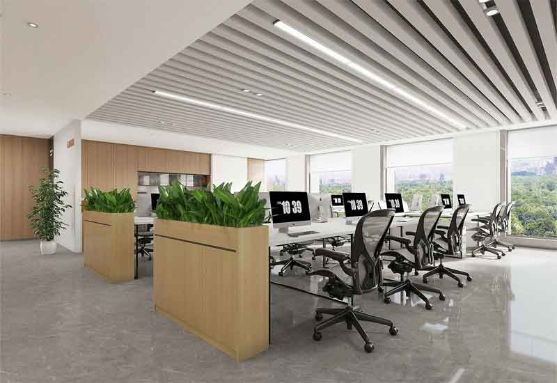 鄭州辦公室裝修設計：色彩搭配提升員工工作效率