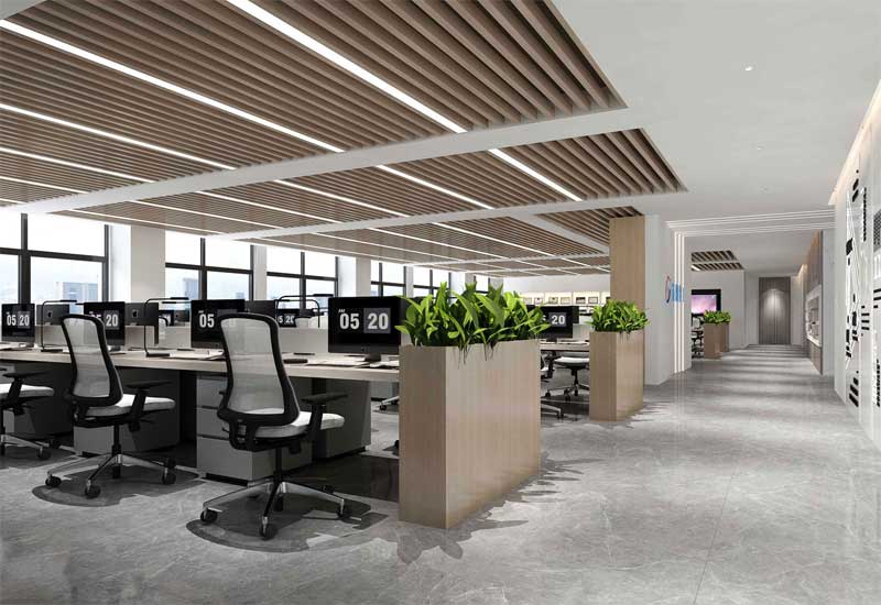 鄭州辦公室裝修工位間距不合理?通行動線優化