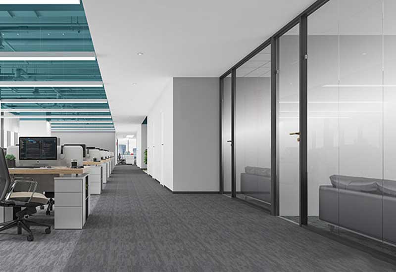 鄭州辦公室裝修隔斷材料環(huán)保？綠色隔斷推薦