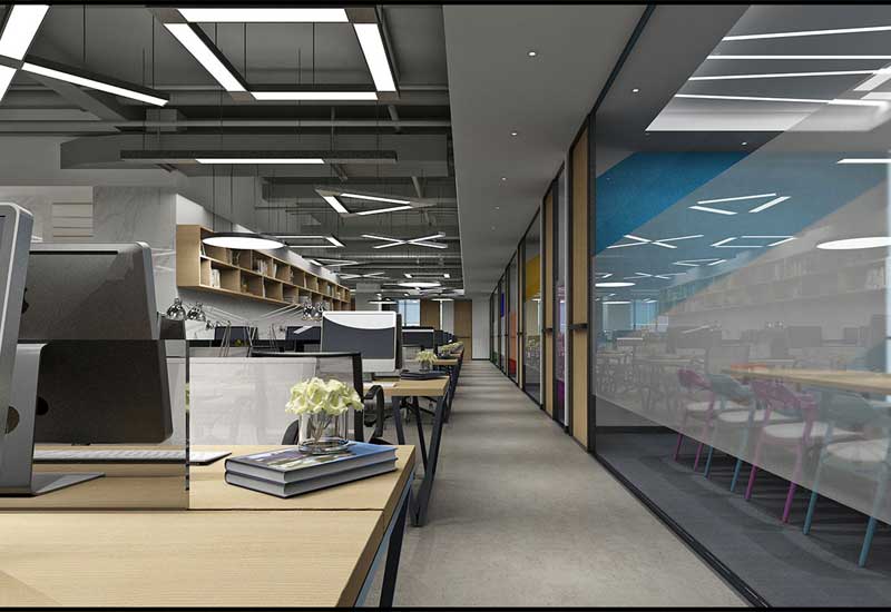 鄭州辦公室裝修隔斷高度不夠?隱私保障高度標準